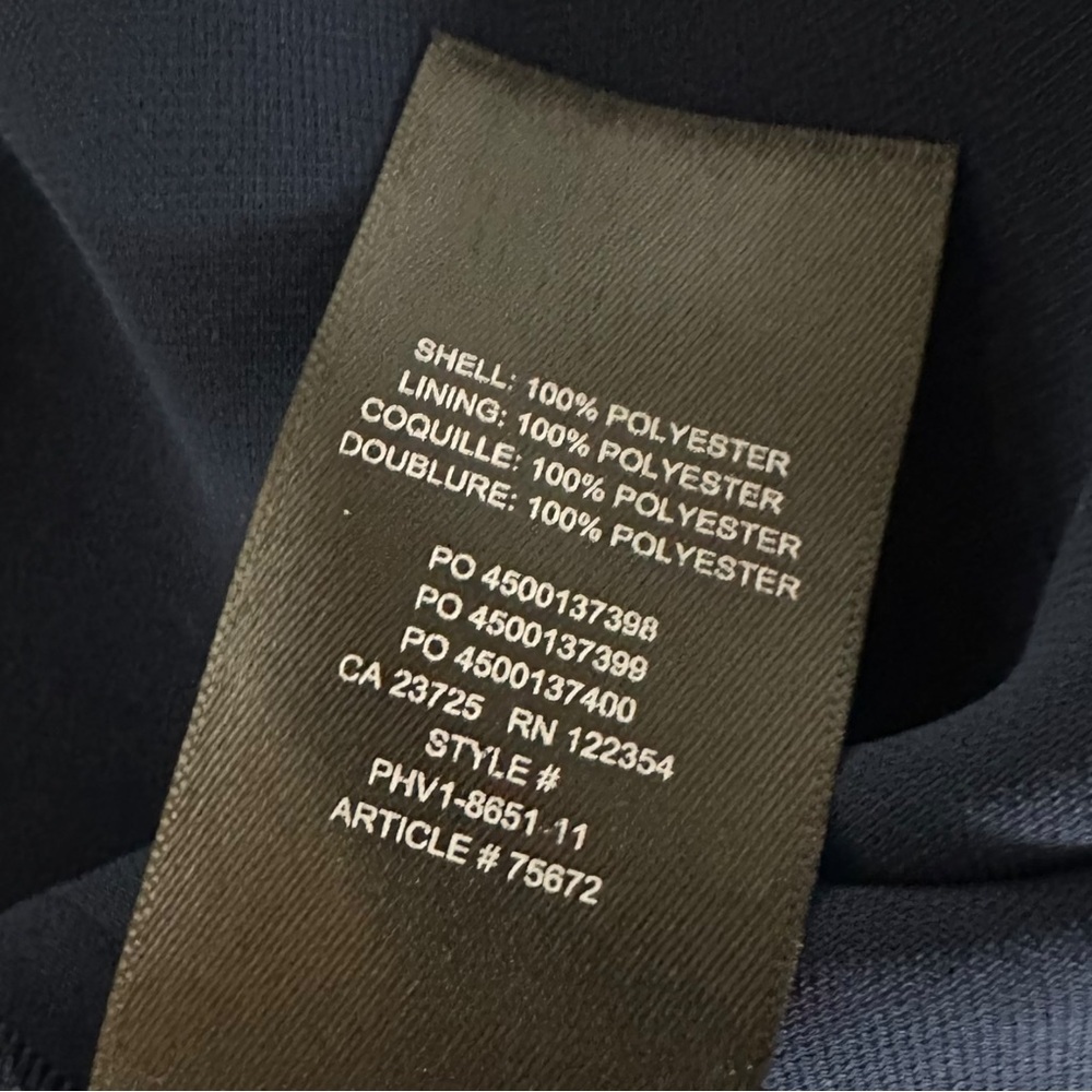 Aritzia Babaton Hamptons Mini Dress Sz 4 Navy Blue Cutout Back Minimalist - Picture 13 of 13